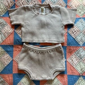 Millk Oatmeal 100% Cotton Essential Baby Set 3T
